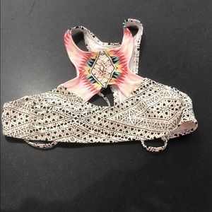 High neck bikini top